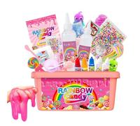 Kit de pâte à Modeler pour - Matériel de Bricolage éducatif et Amusant | Sachet de Pâte Créative Arc-en- pour École Maternelle, Anniversaire, Fête adeau