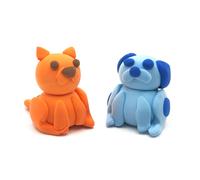 Kit de pâte à modeler séchant à l?air ? Crée tes amis à fourrure multicolor TU