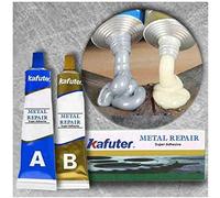 Kit de Pâte de Réparation Permanente pour Métal, Agent de Réparation Magique, Résistant à la Chaleur pour Métal, Plastique, PVC, Bois, Béton - Colle de Soudage Miracle