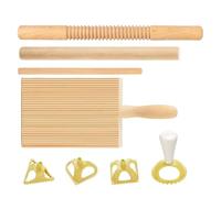 Kit de pâte en bois - moules à boulettes de pâte pour boulettes de pâte | Accessoire de pâte faite à la main, cuisson de lasagnette spaghetti nouilles, pour préparateur en forme de plateau à découper