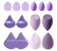 Kit de pâte feuilletée - Mini outils de mélange de beauté, ensemble d'éponges de maquillage | Kit applicateur cosmétique léger, mélange de base humide et sec pour femme, petite amie, mère, voyage