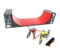 Kit De Patinage pour Les Doigts - Mini Planche À roulettes, Outils De Réparation, | Jeux De Jouet Sport Jeux Bureau Indoor Desk Play | Présent d'anniversaire De Collection, Pratique des