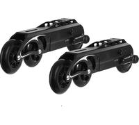 Kit de patins à roulettes électriques, moteurs brushless 100W, portée de 8 kilomètres, télécommande, noir
