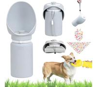 Kit de pause pour chien, bouteille d'eau pour les déplacements, bouteille d'eau portable pour chiens, anti-fuite et peu encombrante, pour les promenades, les voyages, les excursions, 550 ml (A)