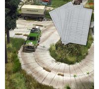 Kit De Pavage En Dalle De Béton Busch 1106 OO (1:76) / HO (1:87)