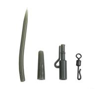 Kit de pêche à la carpe 120 pièces pour diverses techniques de pêche et utilisation facile (vert)