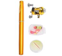 Kit de pêche compact - Canne télescopique portable en aluminium avec moulinet, mini équipement de pêche léger | Parfait pour les aventures en plein air, les voyages en famille, une installation rapide