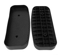 Kit de pédale de pied elliptique en plastique ABS pour équipement de gym à domicile compatible avec cadre tubulaire carré de 30 x 30 cm