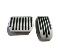 Kit De Pédales Frein D'accélérateur Tapis Protection Antidérapant Intérieur Pour Tesla Pour Modèle 3 Pour Y 2021~2023 Pédale Frein Repose-Pieds(Y Silver 2 pcs)