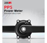 Kit de pédalier ThinkRider PP5 avec capteur de puissance, 4 boulons, 110BCD, 24mm, cadence, équilibrage de pédale, axe en acier, plateaux pour Shimano PP5 Excluding crank