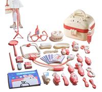 Kit de pédiatre - Kit de valise portable, accessoire de jeu de rôle médical multifonctionnel, équipement médical, jouet éducatif, jouet réaliste