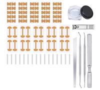 Kit de pédicure 2026 - Kit de manucure pour ongles incarnés - Tamponade pour ongles d'orteils - Patch de correction des ongles des orteils - Coupe-ongles - Coupe-ongles - Lime à ongles - Pince à