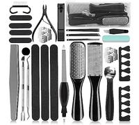 Kit de pédicure 36 en 1, outils de pédicure professionnels Râpe à pied pour enlever les peaux mortes pour la maison et les soins de salon