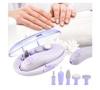 Kit de pédicure manucure électrique Kit d'outils de manucure pédicure multifonctionnel Kit de perceuse à ongles électrique sans fil for hommes ou femmes Nail C