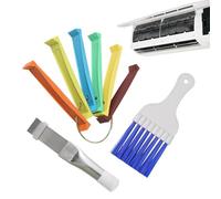 Kit de peigne à condensateur de climatisation - Peigne à aileron CA, glissière de condensateur | Condensateur de pinceau AC Nettoyant de bobine de nettoyage pour serpillère de réfrigérateur pour un