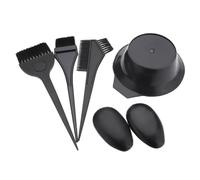 Kit de Peigne à Teinture pour Coiffure, Ensemble Noir Pp | Brosse, Bol et Paire de Cache-oreilles Inclus, Usage Salon ou Maison, Application Rapide et Pratique