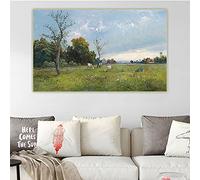 Kit de peinture 5D Adolf Kaufmann, Fruhlingserwachen - Pois complets - Pour décoration murale - 40,6 x 50,8 cm