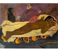 Kit de peinture 5D L'esprit des morts par Paul Gauguin Perçage complet Points Peintures Art Artisanat Décoration murale 40,6 x 50,8 cm