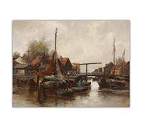 Kit de peinture 5D pour adultes et enfants Adolf Kaufmann, dans le port, 40,6 x 50,8 cm