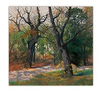 Kit de peinture 5D pour adultes et enfants Adolf Kaufmann, matin d'automne, peinture à faire soi-même, 40,6 x 50,8 cm