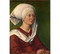 Kit de peinture 5D pour adultes et enfants Albrecht Durer Portrait de Barbara Düre - Peinture à faire soi-même - 40,6 x 50,8 cm