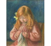 Kit de peinture 5D pour adultes et enfants Pierre Auguste Renoir - Jean Renoir Couture DIY Peinture complète 40,6 x 50,8 cm
