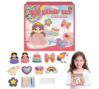 Kit de peinture à perles avec autocollants, ensemble de décoration artisanale, perles et autocollants de peinture sans danger, activité créative pour cahiers, sacs, valises, cadres photo, arts et