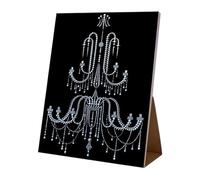 Kit de peinture à perles - Kit de peinture aquarelle pailletée - Peinture à l'huile - Peinture diamant faite à la main - Décoration murale de bureau - Art pour adultes, maison, salon, bureau