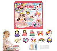 Kit de peinture à perles multicolores pour enfant, couleurs vives, sûr | Perles multicolores soigneusement conçues pour décorer des sacs, valises, cahiers