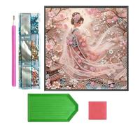 Kit de peinture à strass - Art esthétique en strass, peinture à perles avec toile adhésive robuste, décoration murale en mosaïque, idéale pour la maison, la chambre à coucher, le salon