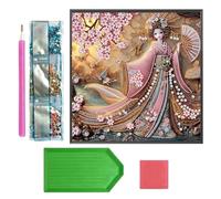 Kit de peinture à strass - Art esthétique en strass, peinture à perles avec toile adhésive robuste, décoration murale en mosaïque, idéale pour la maison, la chambre à coucher, le salon