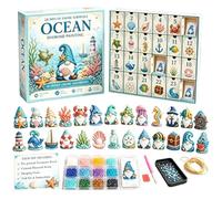 Kit de peinture à strass pour compte à rebours jusqu'à Noël 24 jours