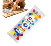 Kit de peinture acrylique 12 couleurs pour aquarelle | Kit de peinture acrylique pour débutant pour salle de classe, journal, école, voyage, bureau, jardin d'enfants