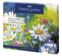 [379280] Faber-Castell Kit de peinture acrylique, 18 pièces