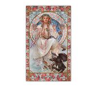 Kit de peinture Alphonse Mucha Portrait de Joséphine Crane-Bradley As Slavia》 DIY 5D Full Drill Dots Peintures Art Décoration murale 50,8 x 61 cm