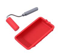 Kit De Peinture - Aluminium Silicone 5 Pouces | Brosses À Rouleaux | Fournitures De Peinture | Ensemble De Peintures Professionnel Pour De Maison, Portes, Plafonds, Petits Plateaux De Peintures