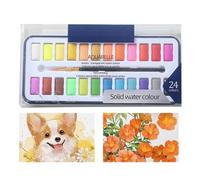 Kit de peinture aquarelle avec palette de pinceaux - ensemble d'art portable professionnel débutants, adolescents adultes | Travel Watercolor Set pour la peinture créative n'importe où à tout moment,