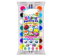 Kit de Peinture Aquarelle pour 12 Couleurs Débutants Création De Souvenirs | Kit Peinture Aquarelle Souvenir Pour Débutants Étudiants Garçons Filles École Fête Trajet en
