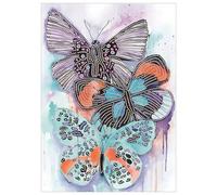 Kit De Peinture Artistique En Diamant 5d Par Numéros, Strass En Forme Spéciale De Papillon, Décoration Murale, Diy Bricolage