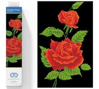 Kit de peinture au diamant, corsage rose rouge