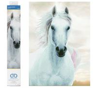 Diamond Dotz Étalon impérial Kit de Peinture au Diamant, Tissu, Blanc, 48 x 65 cm