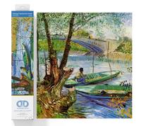 Kit de Peinture au Diamant, pêche au Printemps (Van Gogh)