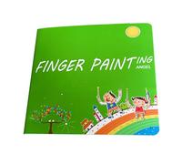 Kit de peinture au doigt amusant, lavable, jouet de peinture pour , kit de peinture au doigt et livre avec activités éducatives pour garçons, filles, âgés de 4 à 8 ans