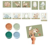 Kit de peinture au doigt Forest Friends