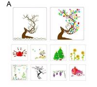 Kit De Peinture Au Doigt Pour Enfants, Bricolage Coloré, Jouets Éducatifs, Image De Maison, Apprentissage Du Dessin, Maternelle, T M0t8