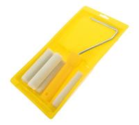 Kit de Peinture avec Rouleau à Peinture et Plateau, Contrôle Précis | Plastique et Coton, Usage Maison et Travaux de Finition, Support Inclus pour Bois et Armoires