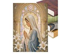 Kit de peinture chrétienne en perles - Kit d'art diamant 5D Jésus | Kit de peinture chrétienne avec strass de forme spéciale et toile HD, art mural religieux pour adultes et débutants