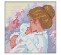 Kit De Peinture D'amour Maternel 14ct, Ensemble De Broderie Sur Toile, Point De Croix, Couture Faite À La Main, Décor De Maison