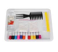 Kit de peinture d'art marbré, pigment d'eau 9/18/12 couleurs avec plateau A5 pour outil d'art marbré papier Ebru (couleur aléatoire)(A5 12 Colors)