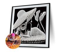 Kit de peinture de diamant de forage spécial 5d DIY Kit de peinture en diamant élégant 30x30cm (CX293)
